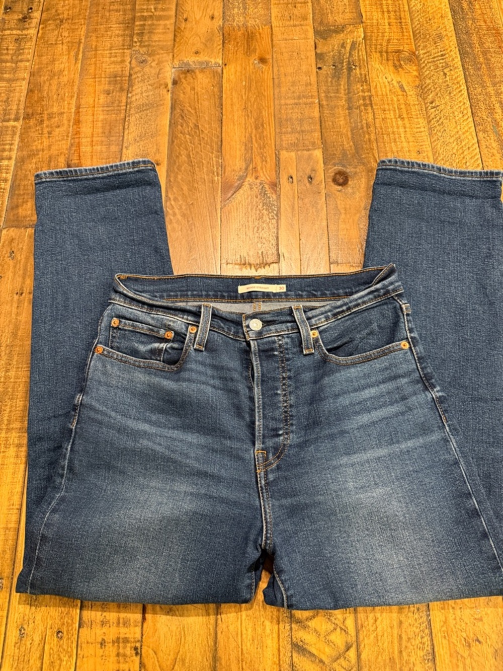 Women’s Straight Leg Jeans in Dark Blue - Classic Everyday Fit
